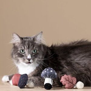 Fringe Studio Forest Finds Cat Toy Mini Sets of 3, PetShop Collection, NWT